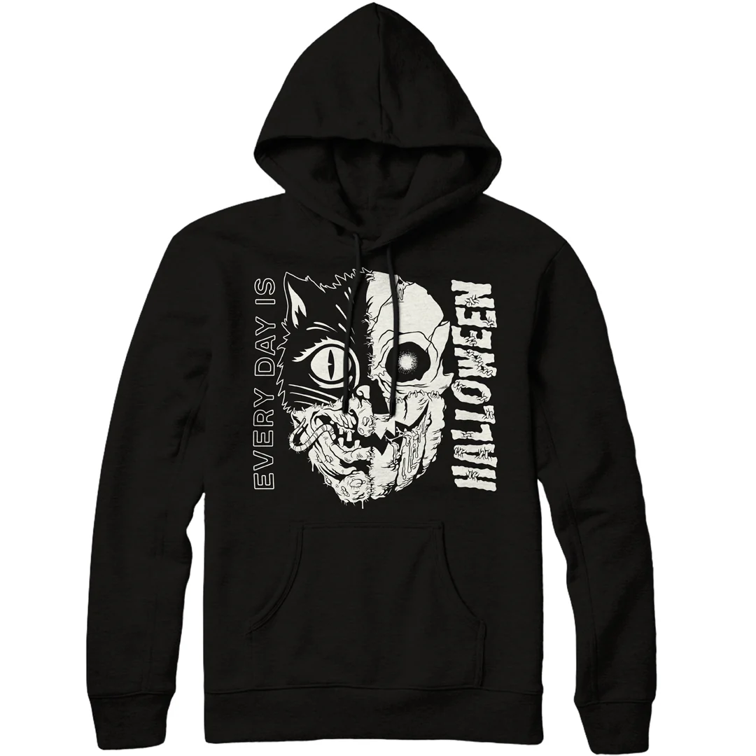 EVERY DAY IS HALLOWEEN: IN STITCHES - PULLOVER HOODIE (GLOW IN THE DARK) - Image 2