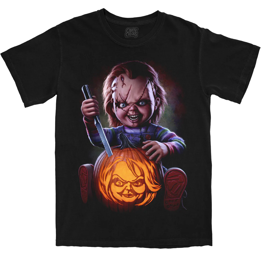 CHUCKY CREEPY CARVER - T-SHIRT - Image 3