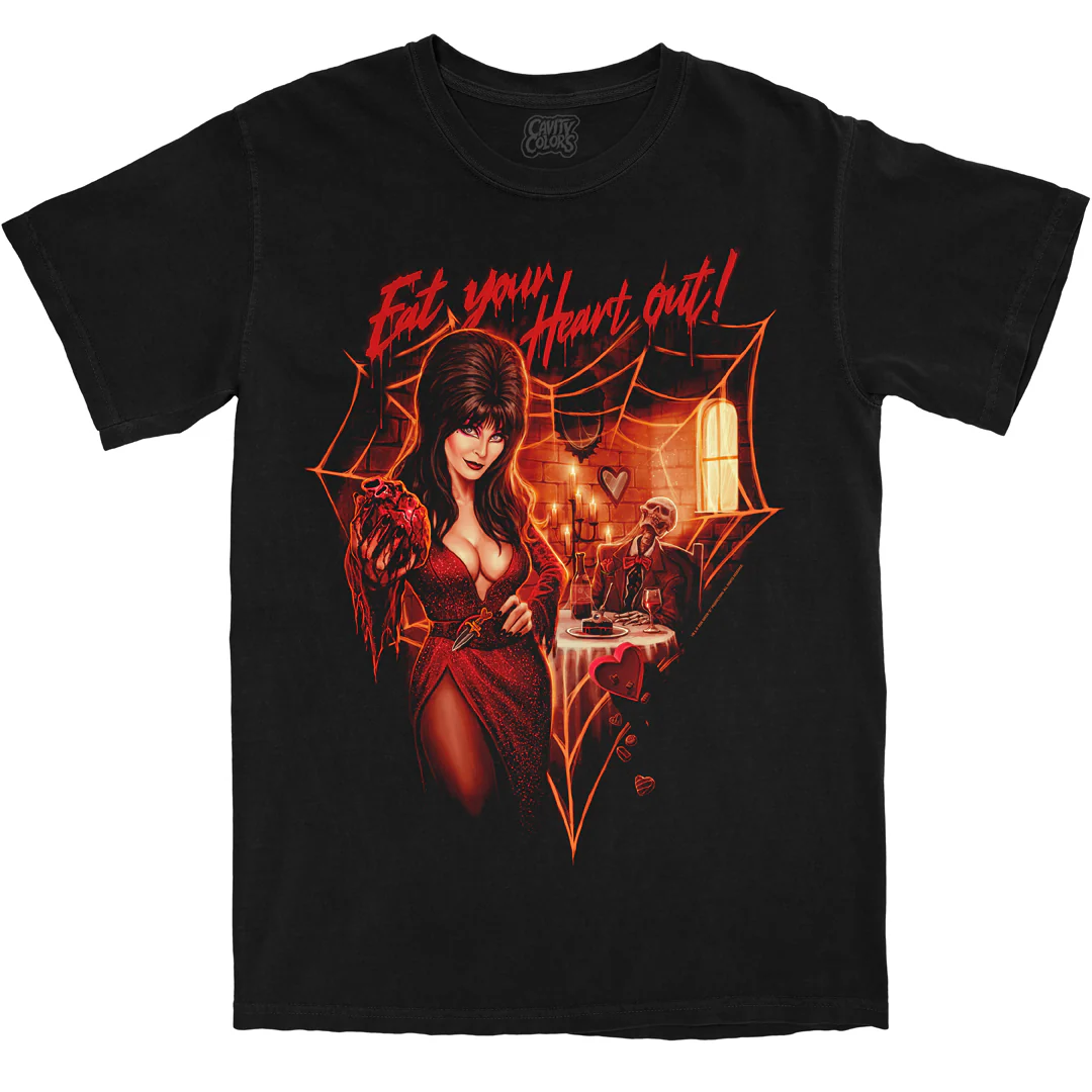 ELVIRA: EAT YOUR HEART OUT - T-SHIRT - Image 3