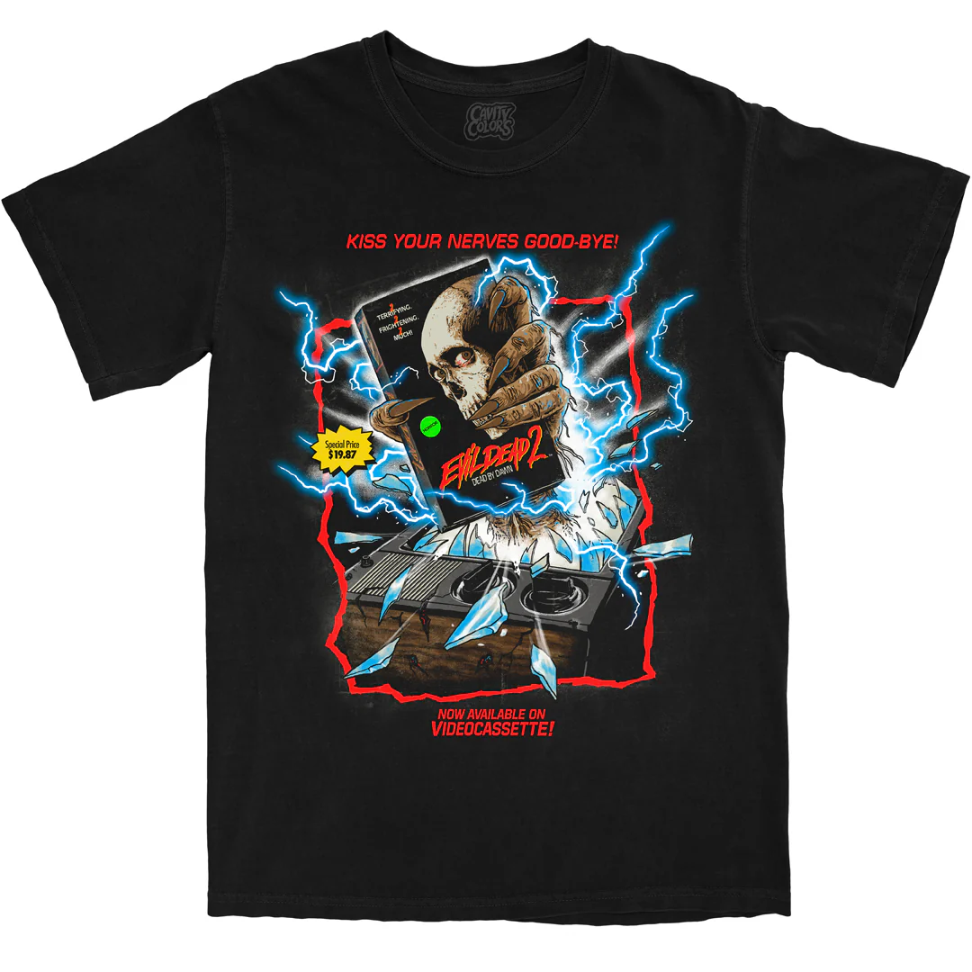 EVIL DEAD 2: HOME VIDEO HORROR - T-SHIRT - Image 3