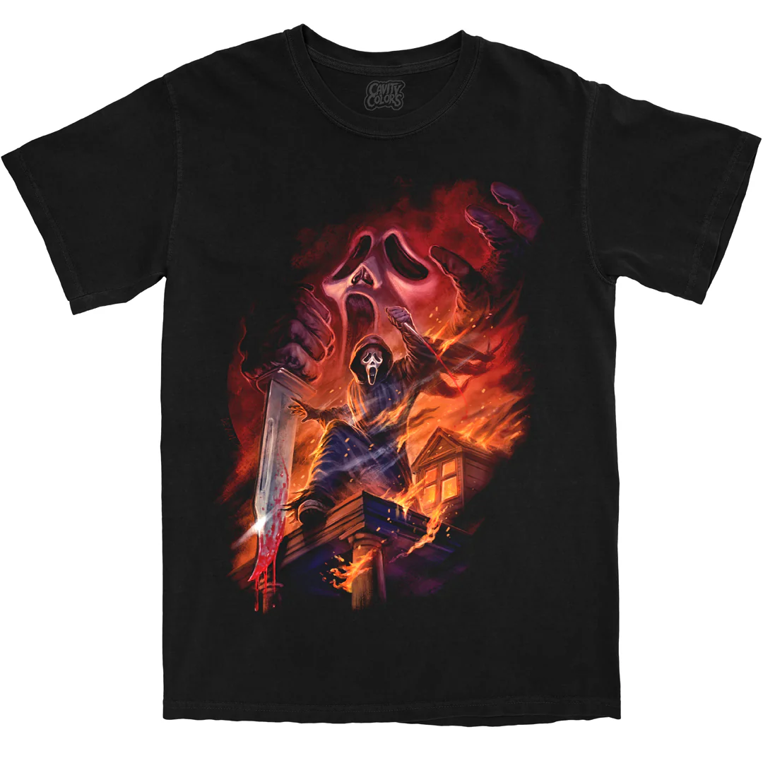 GHOST FACE: FIRE IN THE NIGHT - T-SHIRT - Image 3