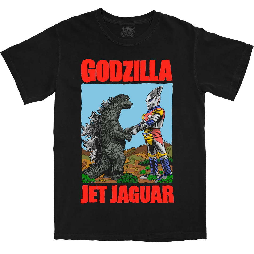 GODZILLA & JET JAGUAR: VICTORY HANDSHAKE - T-SHIRT - Image 3