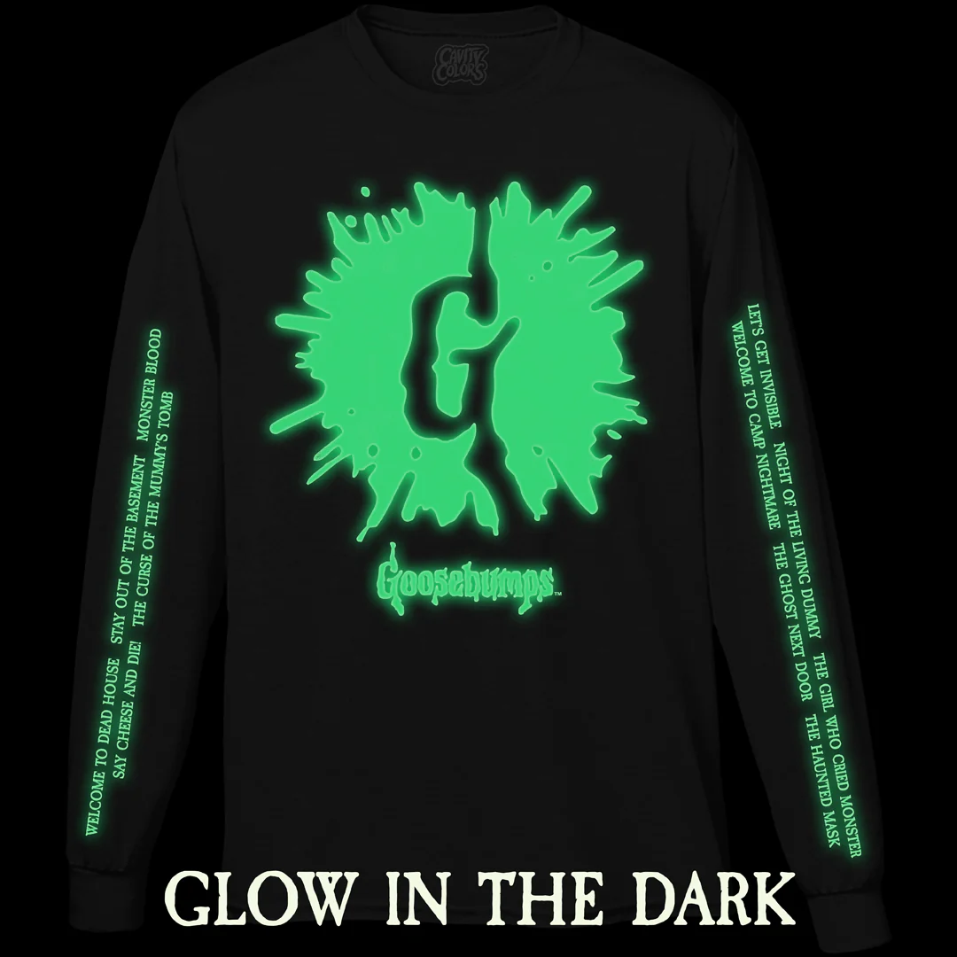 GOOSEBUMPS: 1992 - LONG SLEEVE SHIRT (GLOW IN THE DARK) - Image 2