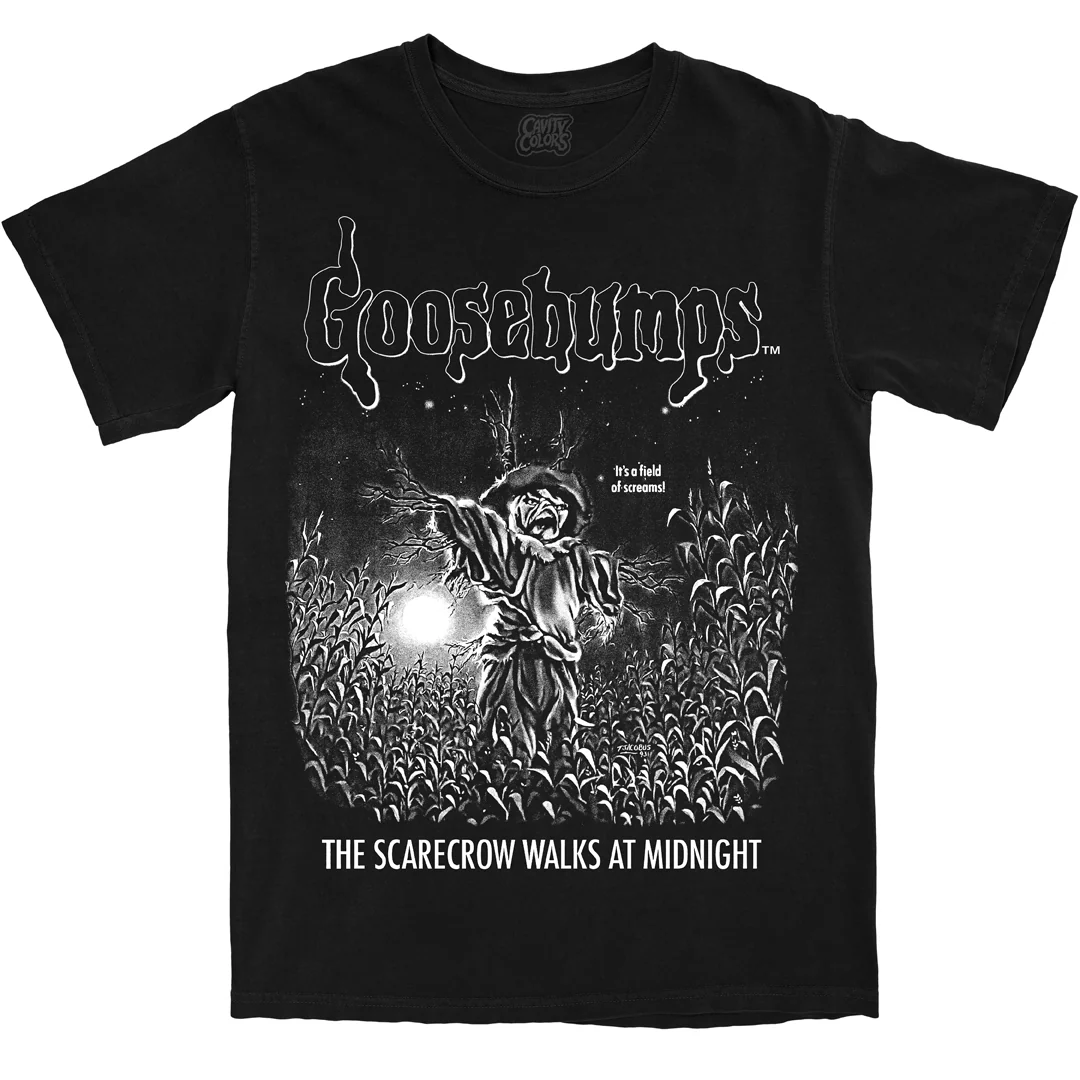 GOOSEBUMPS: FIELD OF SCREAMS - T-SHIRT - GLOW IN THE DARK (COMFORT COLORS) - Image 2