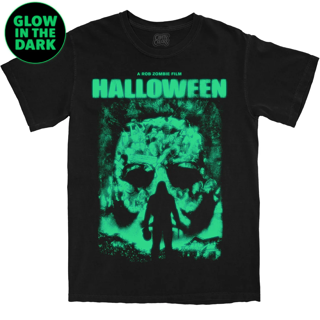 ROB ZOMBIE'S HALLOWEEN: CLASSIC - COMFORT COLORS T-SHIRT (GLOW IN THE DARK) - Image 2