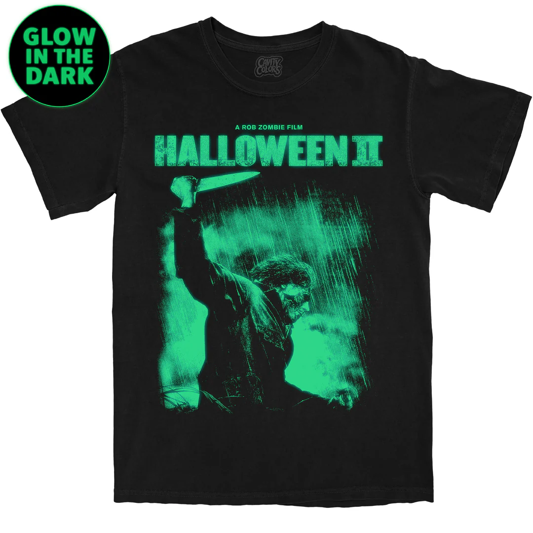 ROB ZOMBIE'S HALLOWEEN II: CLASSIC - COMFORT COLORS T-SHIRT (GLOW IN THE DARK) - Image 2